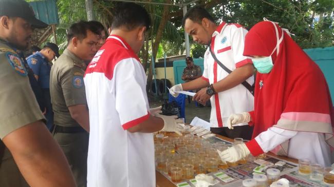 BNNK Tes Urine Seluruh Satpol PP Tanjungpinang 